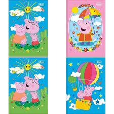 CADERNO BROCHURA 1/4 CAPA DURA PEPPA PIG 80FLS