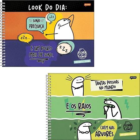 CADERNO DESENHO CD. ESP FLORK 80FLS