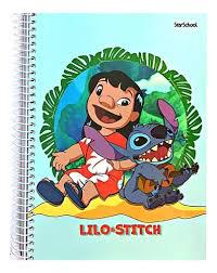 CADERNO  STARSCHOOL STITCH ESP. 192FLS