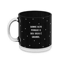 CANECA SONHE ALTO SE JOGA VIDRO 335ML