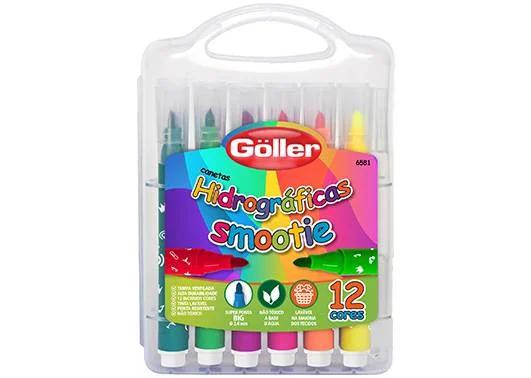 CANETA HIDROGRAFICA GOLLER HIDROCOR SMOOTIE C/12