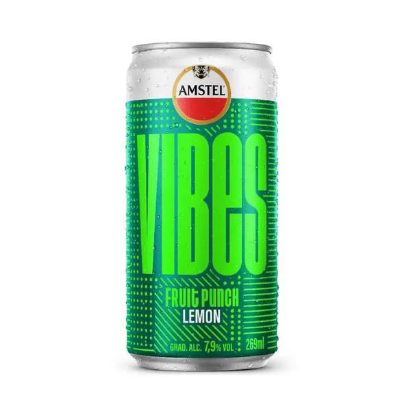 CERVEJA AMSTEL VIBES LEMON LT 269 ML