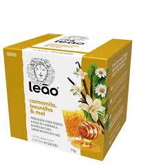 CHA LEAO CAMOMILA BAUNILHA E MEL 15G