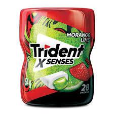 CHICLE TRIDENT X SENSE MORANGO GF 54G