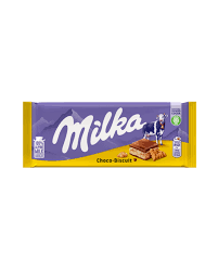 CHOC MILKA CRÈME E BISCUIT 100G