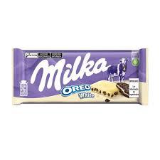 CHOC MILKA OREO WHITE 100G