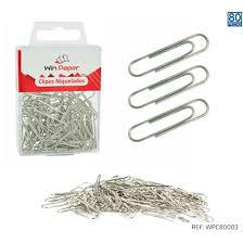 CLIPS DE METAL OVAL C/81 PCS 28MM C/PORTA CLIPS