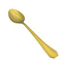 COLHER DE ARROZ INOX GOLD BLACK 32X7CM