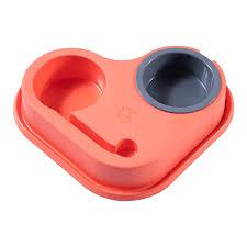 COMEDOURO DUPLO CORAÇÃO