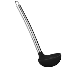 CONCHA BELAKAZA SILICONE PRETO CB.INOX 31,5X8,5CM