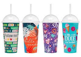 COPO PLAST C/CANUDO ANIMAIS 550ML