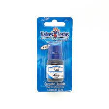 CORANTE LIQ VALVES FESTAS AZUL 10ML
