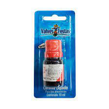 CORANTE LIQ VALVES FESTAS LARANJA 10ML