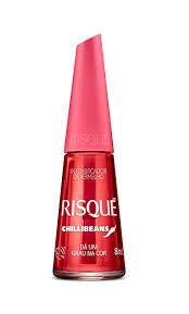 ESMALTE RISQUE CHILI BEANS DA UM GRAU NA COR 8ML