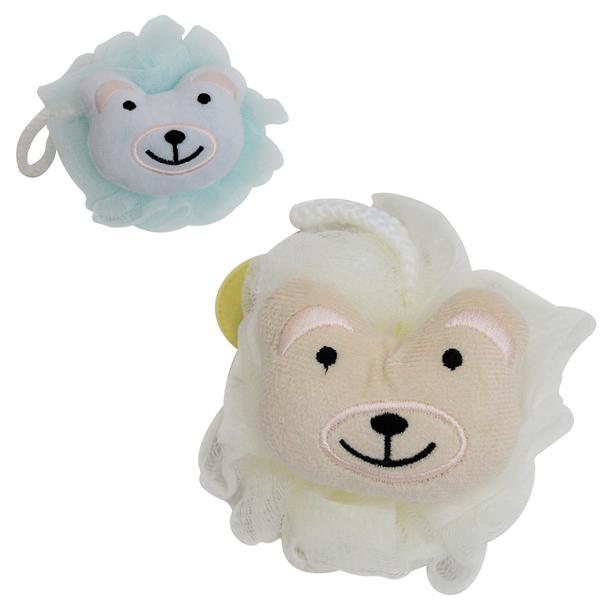 ESPONJA NYLON P/BANHO URSO 12CM