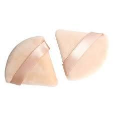 ESPONJA P/MAQUIAGEM TRIANGULAR C/2 PCS 7X7CM