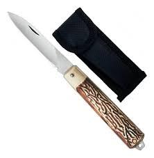 FACA CANIVETE ORIGINAL LAMINA ESTREIRA INOX 3,5"