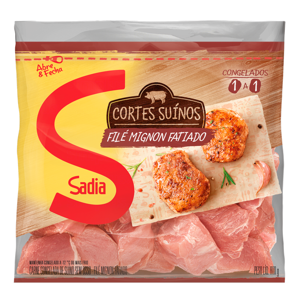 FILE MIGNON SUINO SADIA COZIDO FAT. KG