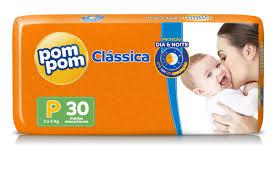 FRALDA POM POM CLASSICA P 30UN