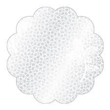 FUNDO RENDADO 09 CM TRANSPARENTE 10X100