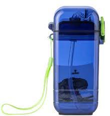 GARRAFA PLASTICA ESTAMPADA 350ML RAPTORS AZ/VD UNI