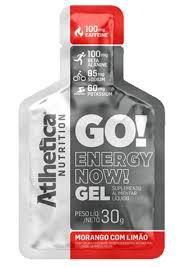 GO! ENERGY NOW GEL  30G MORANGO C/ LIMAO