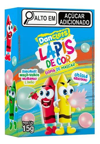 GOMA MASCAR DANCLETS LAPIS DE COR 15G