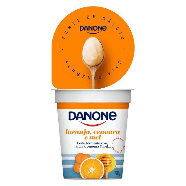 IOG DANONE NATURAL LARANJA/CENOURA/MEL 160G