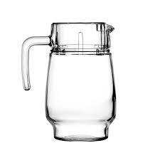 JARRA DE VIDRO C/TP. DE ACRILICO SAFIRA 1,8 LTS