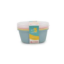 KIT 3 PECAS ORGANIZA 1200ML REDONDO