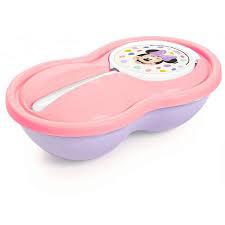 KIT ALIMENTACAO POTE+TALHER P/PAPINHA MINNIE KIT 7