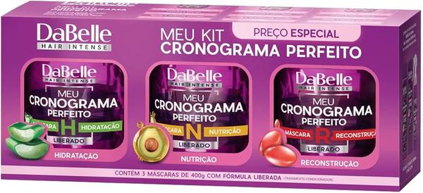 KIT MASC DABELLE MEU CRONOGRAMA PERFEITO 400G