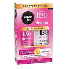 KIT SH 300ML+COND 200ML SALON LINE M.LISO ALINHAD.