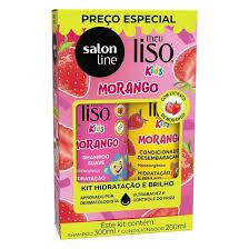 KIT SH 300ML+COND 200ML SALON LINE M.LISO KIDS MOR