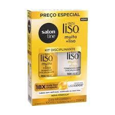 KIT SH 300ML+COND 200ML SALON LINE M.LISO M+LISO