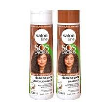 KIT SH 300ML+COND 200ML SALON LINE SOS C.OLEO COCO