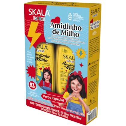 KIT SH 325ML+COND 200ML SKALA AMIDINHO DE MILHO