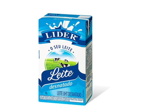 LEITE LV LIDER DESNATADO 1L