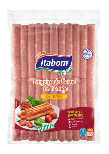LINGUIÇA ITABOM FRANGO FINA KG