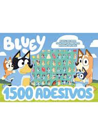 LIVRO INF COLORIR BLUEY PRANCHETA C/1500 ADESIVOS