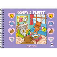 LIVRO INF COLORIR COMFY E FLUFFY 96P