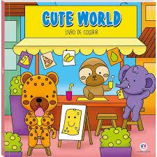 LIVRO INF COLORIR CUTE&COMFY CAPIVARA AND FRIENDS