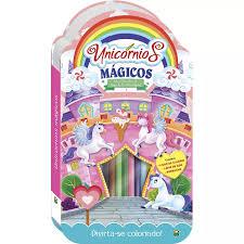 LIVRO INF ILUSTRADO UNICORNIOS C/ LAPIS COR/BOR