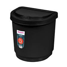 LIXEIRA P/ PIA SANREMO FLIP PRETO 2,5L