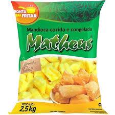 MANDIOCA EM TOLETE MATHEUS CONG 500G