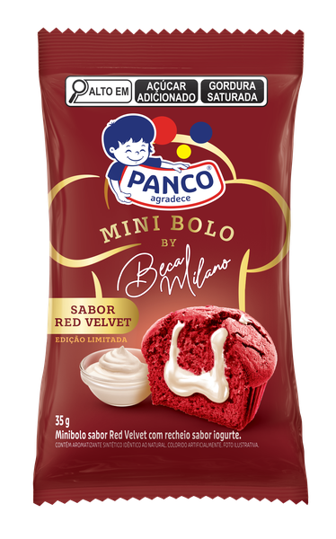 MINI BOLO PANCO RED VELVET 35G