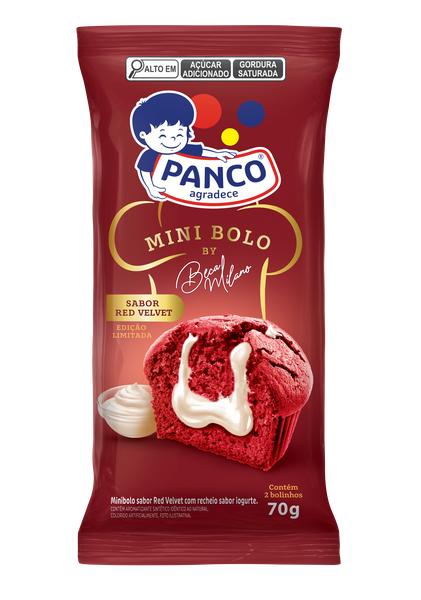 MINI BOLO PANCO RED VELVET 70G