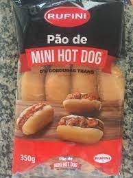 MINI PAO DE HOT DOG RUFINI 350G