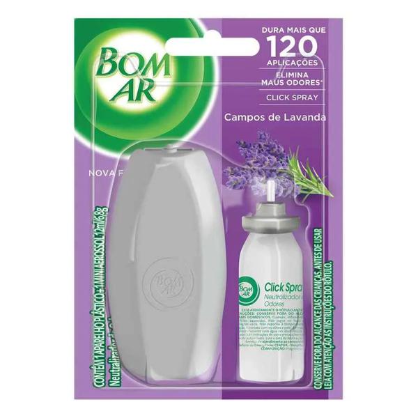 ODORIZANTE BOM AR SPRAY AP+REF LAVANDA&GERANIO 16M