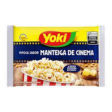 PIPOCA MICRO YOKI MANTEIGA/CINEMA 100G